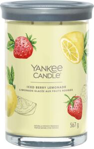 Yankee Candle vonná svíčka Tumbler ve skle velká Iced Berry Lemonade 567g