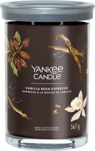 Yankee Candle vonná svíčka Tumbler ve skle velká Vanilla Bean Espresso 567g