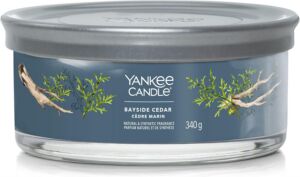 Yankee Candle vonná svíčka Tumbler 5 knotů Bayside Cedar 340 g