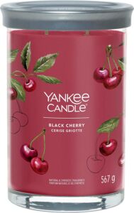 Yankee Candle vonná svíčka Tumbler ve skle velká Black Cherry 567 g