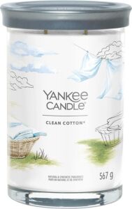 Yankee Candle vonná svíčka Tumbler ve skle velká Clean Cotton 567 g
