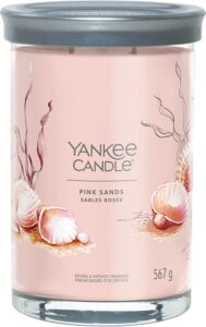 Yankee Candle vonná svíčka Tumbler ve skle velká Pink Sands™ 567 g