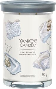 Yankee Candle vonná svíčka Tumbler ve skle velká Soft Blanket 567 g