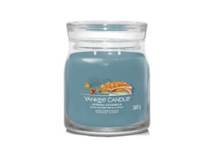 Yankee Candle vonná svíčka Signature ve skle střední Evening Riverwalk 368 g
