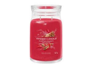 Yankee Candle vonná svíčka Signature ve skle velká Sparkling Cinnamon 567 g