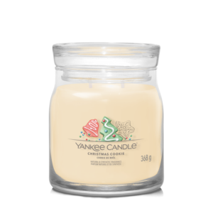 Yankee Candle vonná svíčka Signature ve skle střední Christmas Cookie 368g