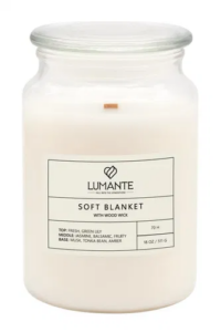 Lumante vonná svíčka s dřevěným knotem Soft Blanket 511 g