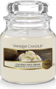 Yankee Candle vonná svíčka Classic ve skle malá Coconut Rice Cream 104 g