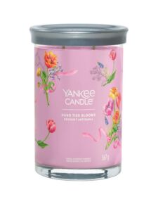Yankee Candle vonná svíčka Tumbler ve skle velká Hand Tied Blooms 567g