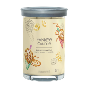Yankee Candle vonná svíčka Signature ve skle velká Banoffee Waffle 567g