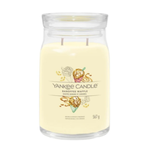 Yankee Candle vonná svíčka Signature ve skle velká Banoffee Waffle 567g