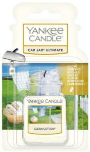 Yankee Candle Luxusní visačka do auta Ultimate Clean Cotton
