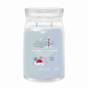 Yankee Candle vonná svíčka Signature ve skle velká North Pole Hideaway 567g
