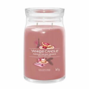 Yankee Candle vonná svíčka Signature ve skle velká Parisian Holiday Brunch 567g