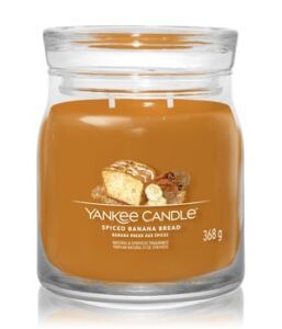 Yankee Candle vonná svíčka Signature ve skle střední Spiced Banana Bread 368g