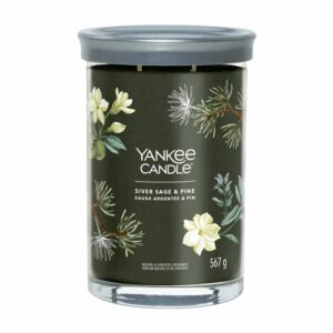 Yankee Candle vonná svíčka Tumbler ve skle velká Silver Sage & Pine 567g