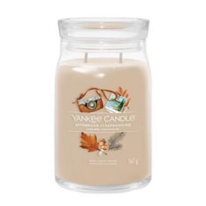 Yankee Candle vonná svíčka Signature ve skle velká Afternoon Scrapbooking 567g