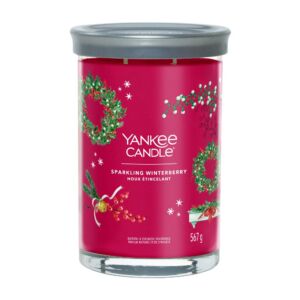 Yankee Candle vonná svíčka Tumbler ve skle velká Sparkling Winterberry 567g
