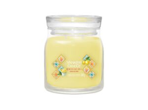 Yankee Candle vonná svíčka Signature ve skle střední Lemon Gelato 368g