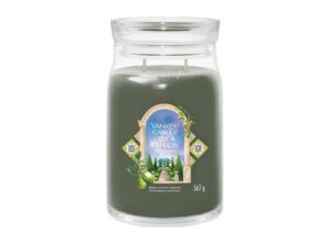 Yankee Candle vonná svíčka Signature ve skle velká Olive & Cypress 567g