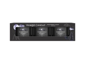 Yankee Candle votivní svíčka ve skle Midsummers Night 3x37g