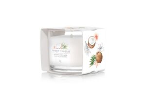 Yankee Candle votivní svíčka ve skle Coconut Beach 37g