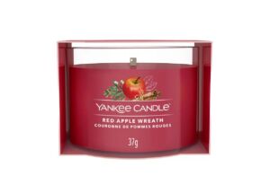 Yankee Candle votivní svíčka ve skle Red Apple Wreath 37g