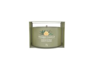 Yankee Candle votivní svíčka ve skle Sage & Citrus 37g