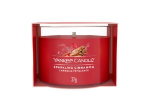 Yankee Candle votivní svíčka ve skle Sparkling Cinnamon 37g