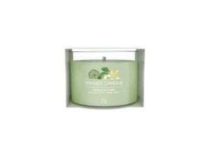 Yankee Candle votivní svíčka ve skle Vanilla Lime 37g