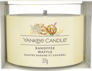 Yankee Candle votivní svíčka ve skle Banoffee Waffle 37g