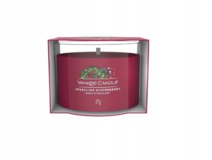Yankee Candle votivní svíčka ve skle Sparkling Winterberry 37g