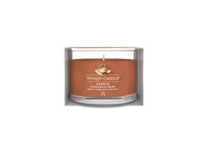 Yankee Candle votivní svíčka ve skle Pumpkin Cinnamon Swirl 37g