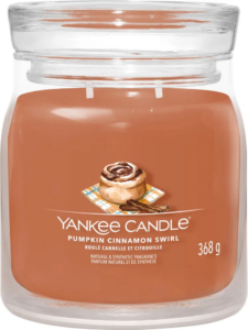 Yankee Candle vonná svíčka Signature 2 knoty Pumpkin Cinnamon Swirl 368 g
