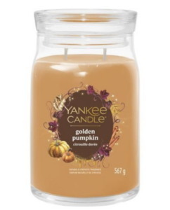Yankee Candle vonná svíčka Signature Golden Pumpkin 567 g