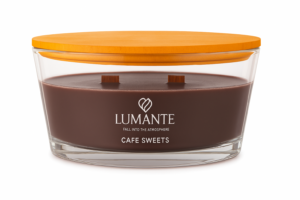 LUMANTE Loď s dřevěným knotem Caffe sweets 423 g