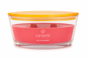 LUMANTE Loď s dřevěným knotem Red rasberry 423 g